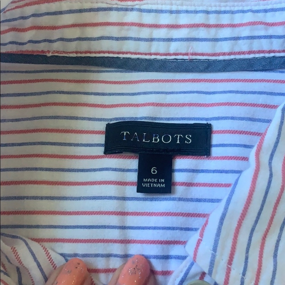 Talbots Lightweight Button-Up Shirt - image 3
